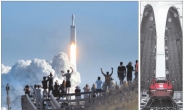 “가장 강력하고 거대한 로켓”…스페이스X ‘팔콘 헤비’ 발사 성공