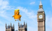 ‘기저귀 찬 아기 트럼프’ 풍선, 런던 하늘 뜬다