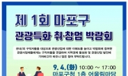 마포구, 관광특화 취ㆍ창업 박람회 개최