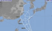 일본기상청, 태풍 콩레이 6일 오후 제주→남해안 관통 예보