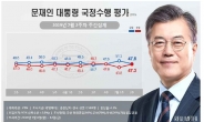 文대통령 지지도 47.8%·민주당 38.6%…동반 하락