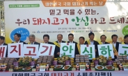 “우리 돼지고기 안심하고 드세요!”…국회서 대대적 홍보 캠페인
