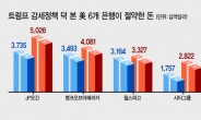 美 6대은행, 트럼프 덕에 ‘싱글벙글’