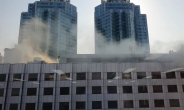 서울 여의도백화점 옥상서 불