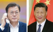 시진핑 “연내 방한 굳은 의지”…문대통령 “신속통로 확대”
