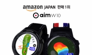 ‘골프버디 aim W10’, 아마존 재팬 GPS 골프거리측정기 부문 1위