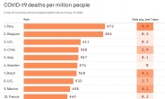 코로나19 치명률, 미국 세계 8위…1위는?