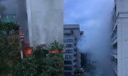 서울 양재동 아파트 주차장 BMW차량서 화재…주민 40여명 대피