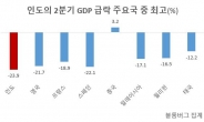 인도 경제, 두 자릿수 하락 전망 봇물