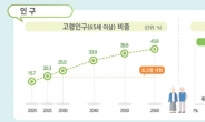 2025년 대한민국 5명 중 1명 65세 이상…건보 고령자 진료비 32조