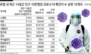 유럽 27개국 코로나 ‘경보’ 기준치 초과