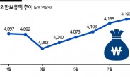 외환보유액 넉달째 사상 최대치