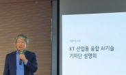 “AI, 산업현장 고충 해결한다”…KT, 4대 융합 AI 엔진 공개