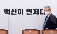 [헤럴드pic] 회의실로 들어오는 국민의힘 김종인 비상대책위원장