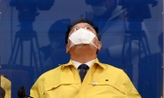 [헤럴드pic] 천장을 바라보는 김태년 더불어민주당 원내대표