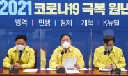 [헤럴드pic] 정책조정회의에서 발언하는 더불어민주당 김태년 원내대표