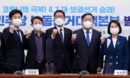 [헤럴드pic] 화이팅을 외치는 김태년 더불어민주당 대표 직무대행
