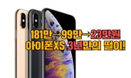 “181만→99만→23만원” 아이폰XS 뒤늦은 ‘최후의 떨이’ [IT선빵!]
