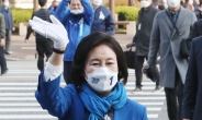 [헤럴드pic] 손흔드는 박영선 더불어민주당 서울시장 후보