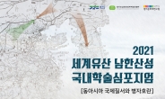 2021 세계유산 남한산성 국내학술심포지엄 개최