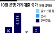 시중은행 ‘대출절벽’ 일단 숨통...10월 증가액 급감