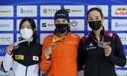 이유빈, 쇼트트랙 월드컵 1500ｍ 은메달…최민정은 실격