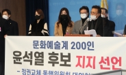 문화예술계 200인 尹 지지선언 “문화예술 최강국 될 것”