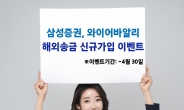 삼성증권, '와이어바알리'와 해외송금 신규가입 이벤트