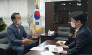 [6·1 지방선거]유정복 후보, 안 인수위원장 만나 인천공약 국정 반영 촉구