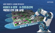 국내 최초 로봇·친환경선박 ETF 신규상장