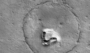 ‘누가 그렸을까?’…화성에 선명한 곰 얼굴