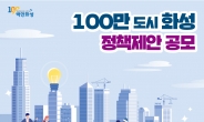 화성시,‘100만 도시 화성 정책제안 공모’개최