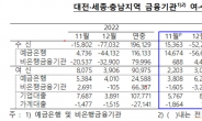 충청권 금융기관, ‘수신은 감소 여신은 증가세’