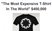 세계에서 가장 비싼 티셔츠, 무려 4억 ‘뭘로 만든거야?’