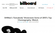 美 빌보드, 샤이니 신곡 ‘에브리바디’ 집중 조명 “2013년 최고의 퍼포먼스”