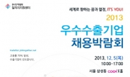 한국무역협회, ‘2013 우수수출기업 채용박람회’서 실시간 해외취업 기회 제공