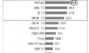 OTT 멀티미디어 국내이용률, 유튜브 1위