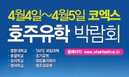 4월4일~5일 코엑스 호주유학&어학연수박람회에서 준비 끝!