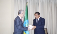 성기학 섬산련 회장, 에티오피아 대통령과 섬유산업 협력방안 논의