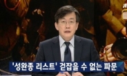 [고승희의 이 장면&이 대사] 손석희 앵커, ‘JTBC 뉴스룸’ 성완종 녹취록 절도? “공적 대상물이라 판단”