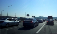 고속도로교통상황…지금 나가면 시속 몇km?