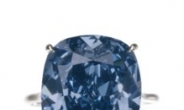 희귀 블루다이아몬드 사상 최고가, 경매서 4850만달러에 팔려