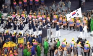 [리우 올림픽] 한국 선수단, 올림픽 개막식 입장