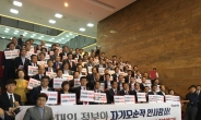 한국당 의원들, 총리 인준안 상정에 퇴장
