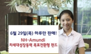 신한금융투자, 29일 하루만 ‘NH-아문디 차세대성장동력 목표전환형 펀드’ 판매