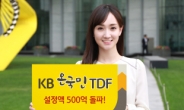 KB자산운용 ‘KB온국민TDF’ 설정액 500억원 돌파