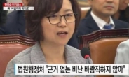 김소영 법원행정처장 사실상 경질..‘판사 블랙리스트’ 책임 물은듯