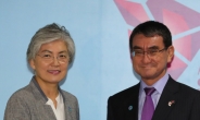 싱가포르서 한일 외교장관 회담…강경화 장관 “평화 위한 소통 기뻐”