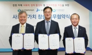 SL공사-인천항만공사-한국환경공단, 인천 사회적경제 지원 MOU 체결