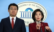 한국당 원내대표 김학용ㆍ나경원 2파전 확정…11일 선출